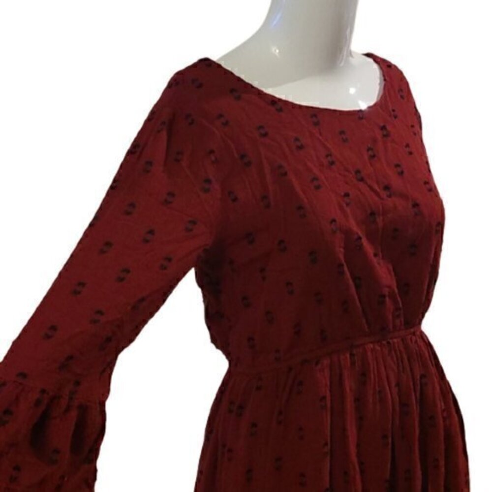 [Blue Rain] Flare Sleeve Dress - Size XS